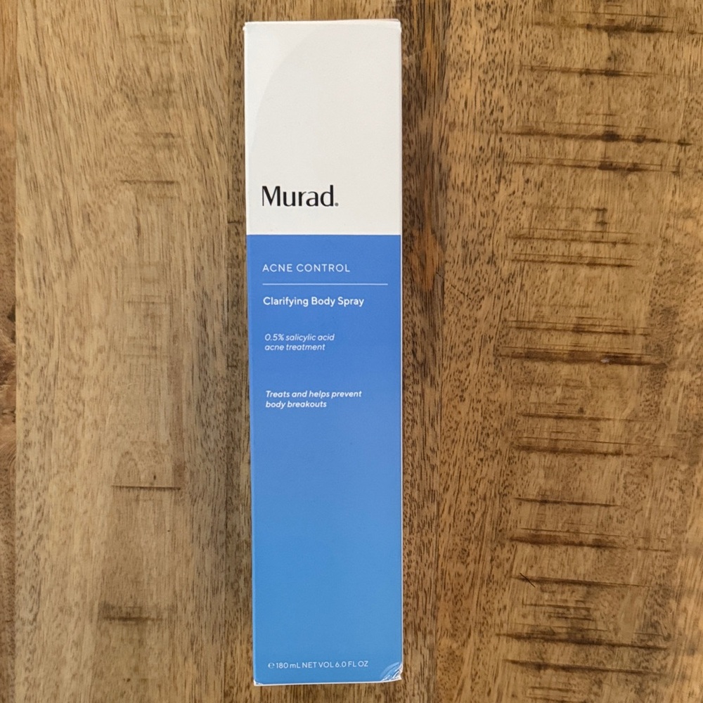 Murad Acne Control Clarifying Body Spray - Blue and White box 6 ounce NWT